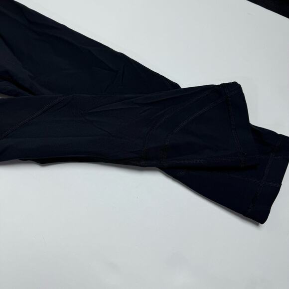 Lululemon Run Inspire Crop II Black Highlight Colorblock Size 2 Running Leggings - Picture 5 of 10